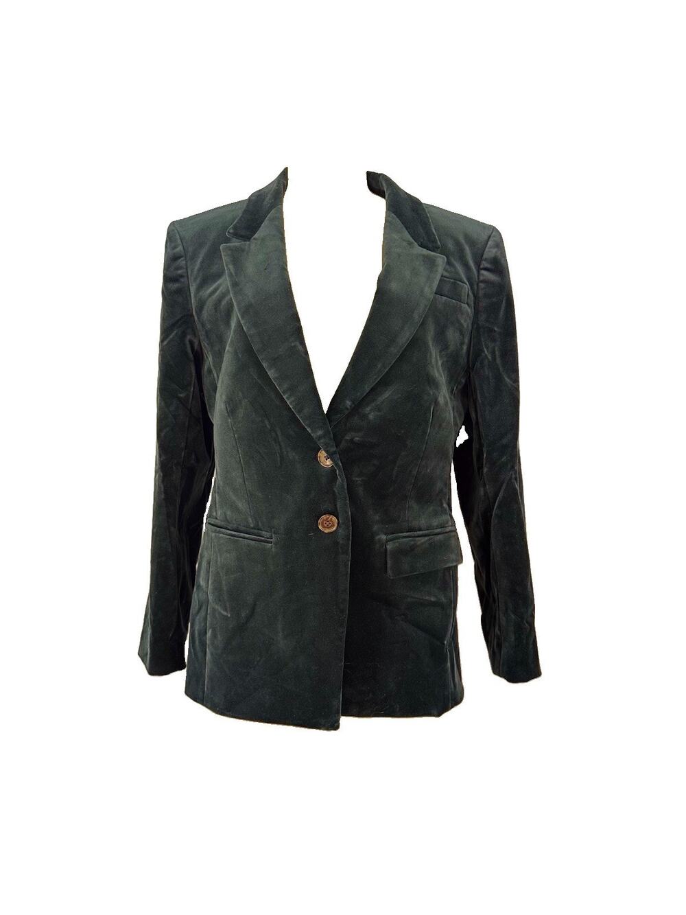 J. Crew Nipped-In Stretch Velvet Blazer Jacket BV203 Women's Size 6 Formal V28